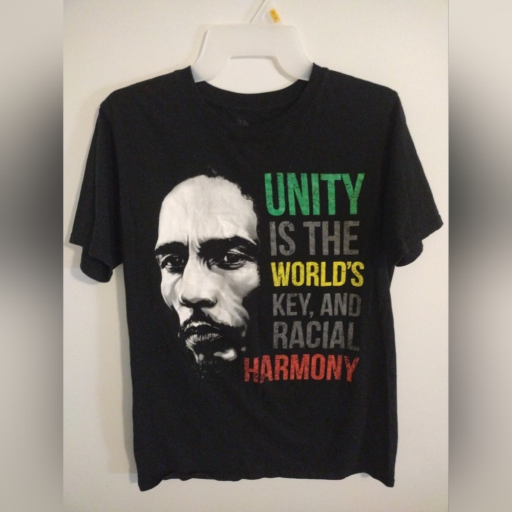 Bob Marley T Shirt Zion Roots Wear Size Medium Color Black